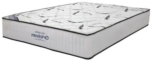 Colchao Highfoam Super King Cinza e Branco 193cm - 70071 Sun House