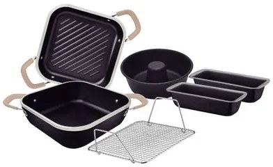 Kit Tramontina Lyon Alumínio Forjado Starflon Grafite 6 Peças