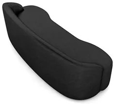 Sofá 2 Lugares para Sala de Estar Living 150cm Theo D06 Sintético Pret