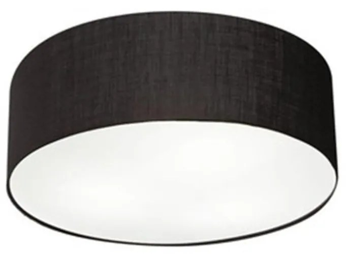 Plafon de Sobrepor Cilíndrico SP-3046 Cúpula Cor Preto