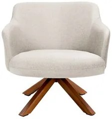 Kit 2 Poltronas Decorativas Giratórias Base Giromad Madeira Jade C-107