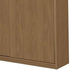 Guarda Roupa Solteiro 2 Portas Spazio F08 Freijó - Mpozenato