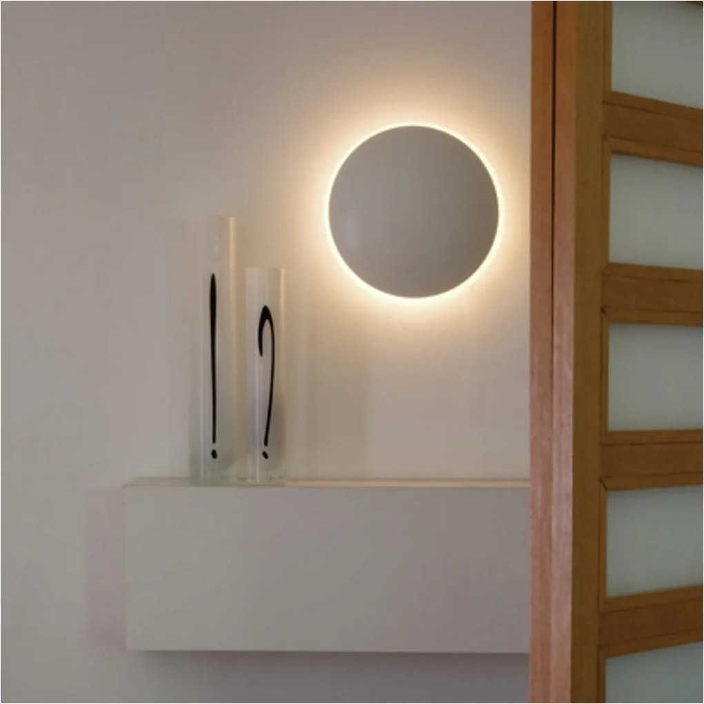 Arandela Eclipse Curvo 4Xg9 Ø40X7Cm | Usina 239/40 (BT - Branco Texturizado)