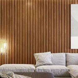 Kit 2 Placas Painel Ripado Decorativo 99cm Slat M20 Cinamomo - Mpozena
