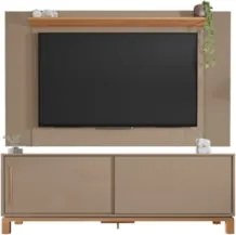 Painel Para TV 65 Pol e Rack Bancada 180cm Lucca Areia/Freijó C01 - Mp