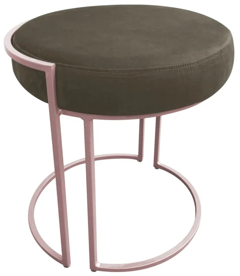 KIT 02 PUFF LOVE SUEDE BASE ROSE DROSSI - Marrom Rato