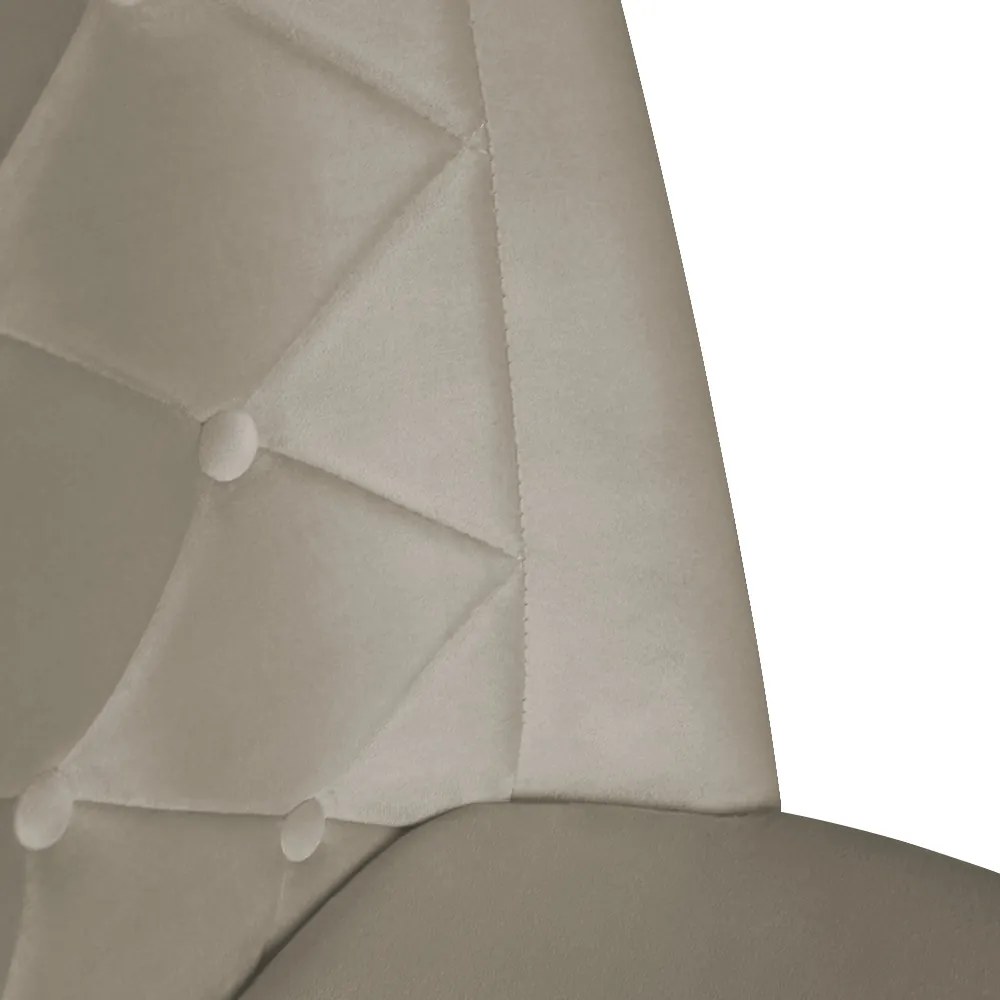 Cadeira de Jantar Micheli Suede Bege