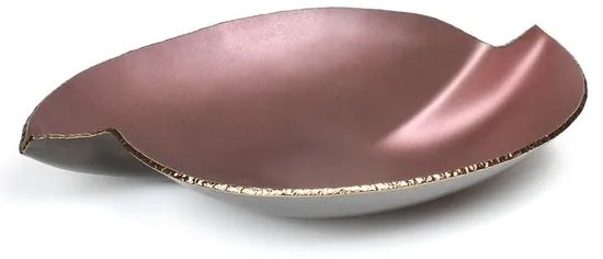 Centro de Mesa Sara 70cm Corten com Borda Dourada Regina Medeiros