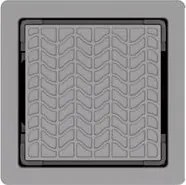 Ralo Neo Hidden Tramontina em PVC 10 x 10 cm