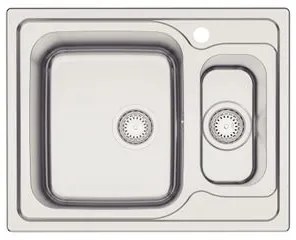 Cuba de Sobrepor Tramontina Marea Deep 1.5C 34 em Aço Inox Acetinado 62 x 50 cm Furo para Torneira