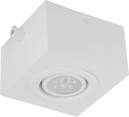 Plafon Sobrepor Aluminio 11Cm Com Uma Prensa - BRANCO