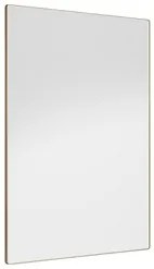 Espelho Decorativo Retangular Com Moldura Shine D09 Dourado - Mpozenat