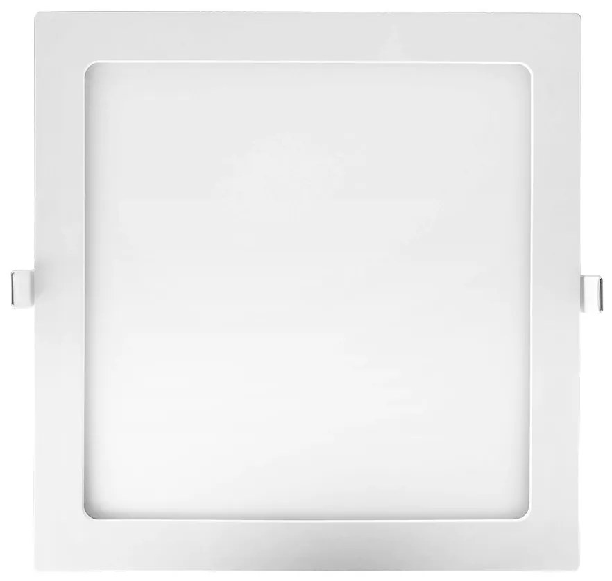 Luminária De Embutir Quadrado 24W 6500K Led Bivolt 30X30X2,5Cm Downlig... (Branco)