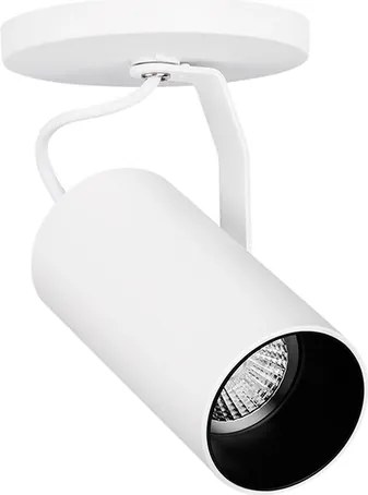 Spot Sobrepor Aluminio Com Canopla Par20 Flow - BRANCO