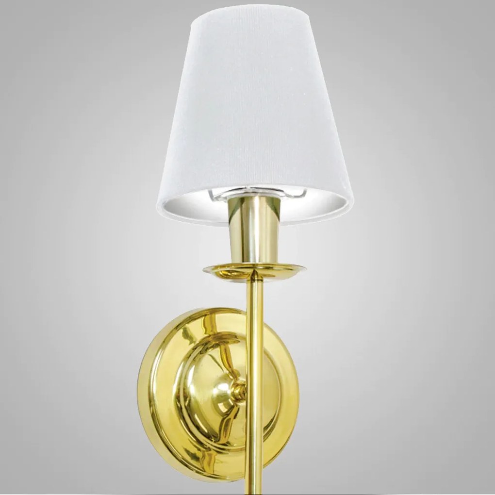 Arandela Cordoba 50X14X16,5Cm Metal Alumínio E Cúpula Tecido 01Xe27 G4... (PRETO)
