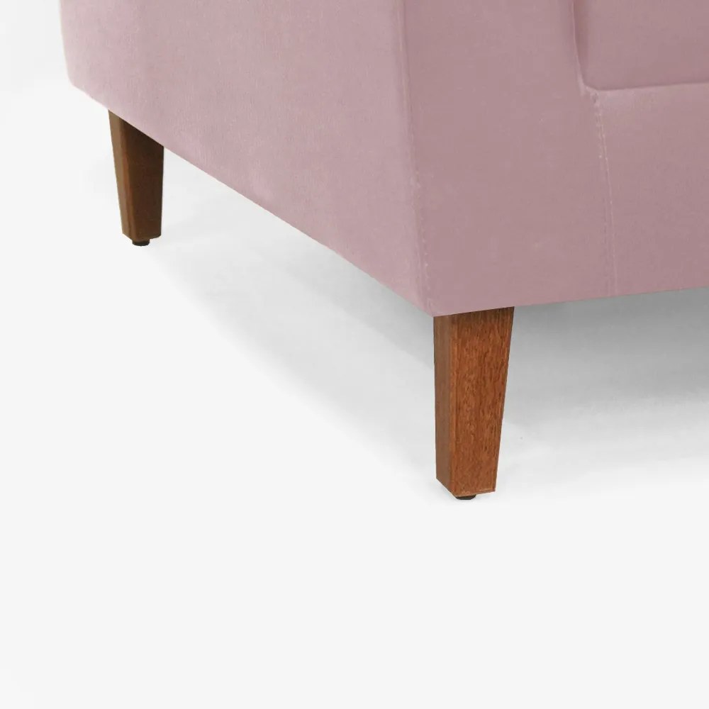 Conjunto 2 Poltrona Decorativa Gabriela Suede Crepe