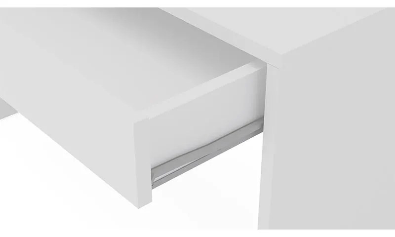 Mesa Computador Escritório Lindóia 1,20m 2 Gavetas - Branco