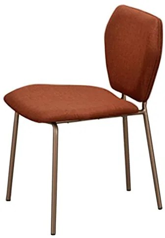 Cadeira Ravello Assento Trama Marte Base Metalizada Gold - 77376 Sun House