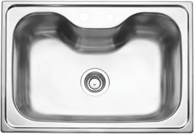 Cuba Tramontina Morgana Undermount 69 x 49 cm em Aço Inox Acetinado com Válvula OUTLET