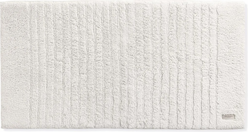 Tapete Antiderrapante Trussardi 100% Algodão Vittore 60x120cm - Gelo  Gelo