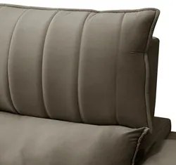 Sofá Retrátil 3 Lugares com Porta Copo 210cm Andes F05 Veludo Marrom -
