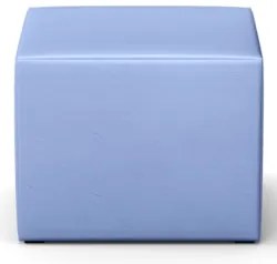 Poltrona de Amamentação Fixa com Puff Lucy Z39 Sintético Azul - Mpozen