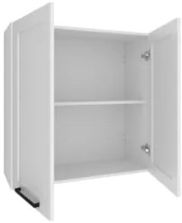 Armário Cozinha Aéreo 80cm Com 2 Portas Zaya Branco T01     - Mpozenat