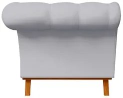 Sofá 150cm 2 Lugares Base Madeira Império D-315 Linho Cinza Claro - Do