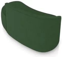 Sofá 2 Lugares Para Sala 140cm Orgânico Wendi Suede Verde I01 - Mpoze