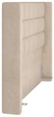 Cabeceira Cama Box Queen 160cm Pisa e Recamier Neville Z37 Boucle Bege