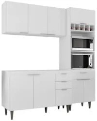 Armário de Cozinha CP02 Para Pia 120cm Pérola Z34 Branco - Mpozenato