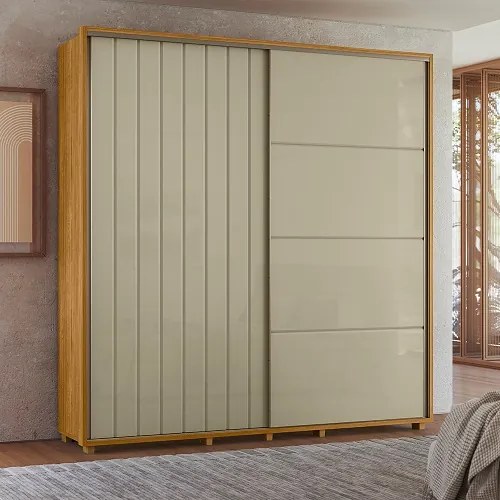 Guarda Roupa Monet Cumaru/opala – Madetec Móveis