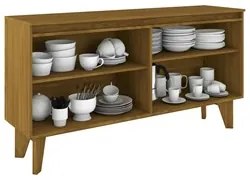 Buffet Para Sala De Jantar 04 Portas Quartzo Nature/Off White - Henn