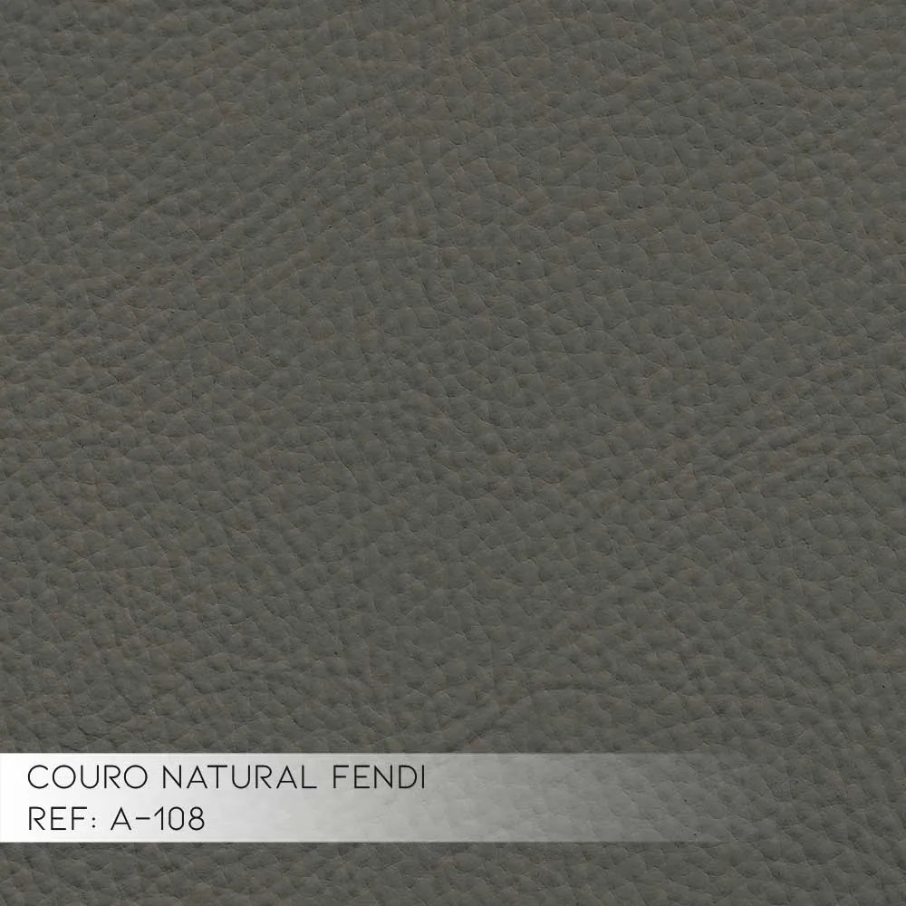 Poltrona Decorativa Sala de Estar Pés Palito Lubbock Couro Fendi G58 - Gran Belo