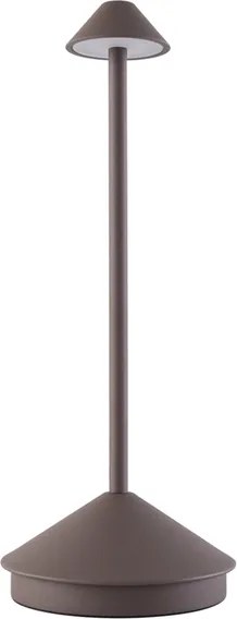 Luminaria De Mesa Led Dimerizavel Aluminio 1W 3000K Mira - MARROM