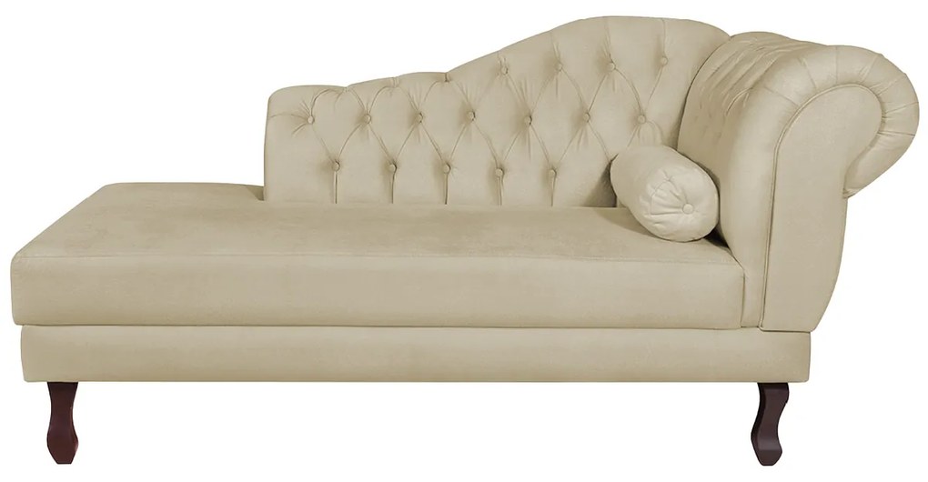 Diva Recamier Diana 160cm Lado Esquerdo Suede - ADJ Decor