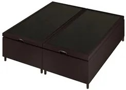 Base Cama Box Baú Casal Queen 158cm Hit I02 Corano Marrom - Mpozenato