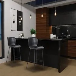 Kit 2 Banquetas Alta com Encosto para Bancada Cozinha Penha R02 Sintét