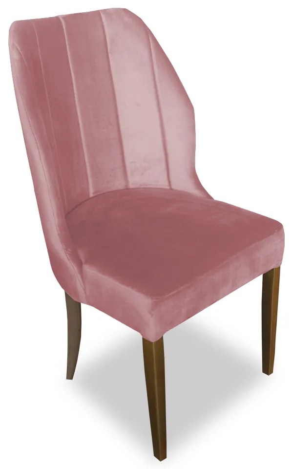 Kit 6 Cadeiras De Jantar Safira Suede Rose