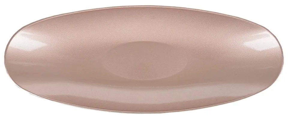 Bandeja Oval Natal Champanhe 40,5x16,5x4,5 - D'Rossi