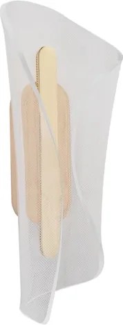 Arandela Led Aluminio Dourado 7W 3000K Zaha