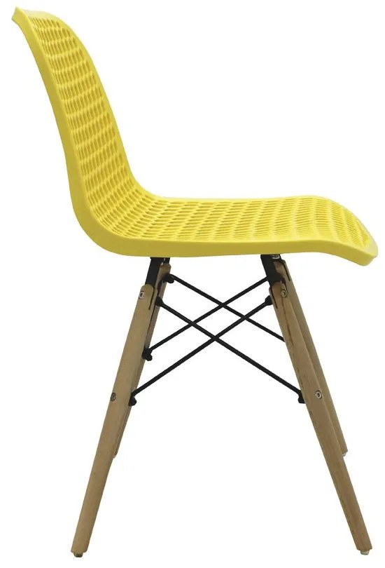 Cadeira Eloisa Amarelo R02 - D'Rossi