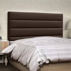 Cabeceira Casal Queen 160cm Greta Sintético Marrom Z51 - Mpozenato
