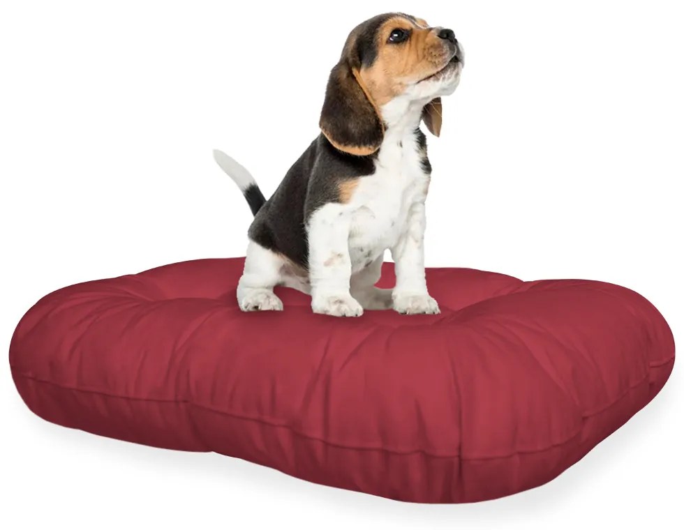 Cama Pet Nunu para Cães e Gatos Suede Vermelho