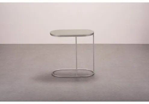 Mesa de Jantar Oliver - 794 Testee Mesa de Jantar Oliver 100cm Tampo Madeira Olmo Base Ferro Preto Borda Dourada