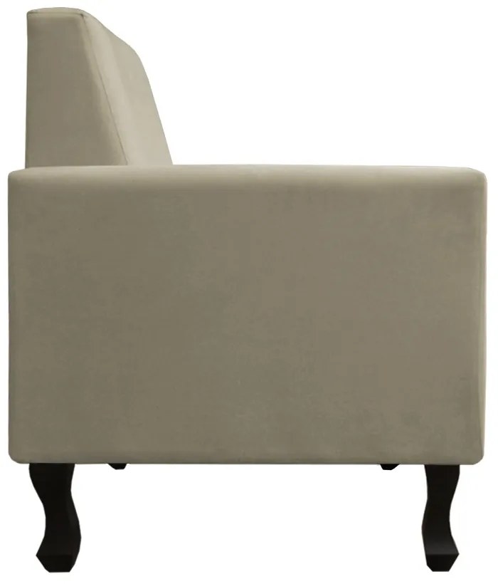 Poltrona Amamentação Sofia Suede Nude