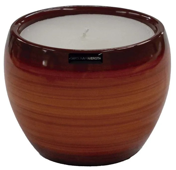 Vaso Vela Casca de Ovo decorativo em Cerâmica Carolina Haveroth – Aruba Alto Brilho