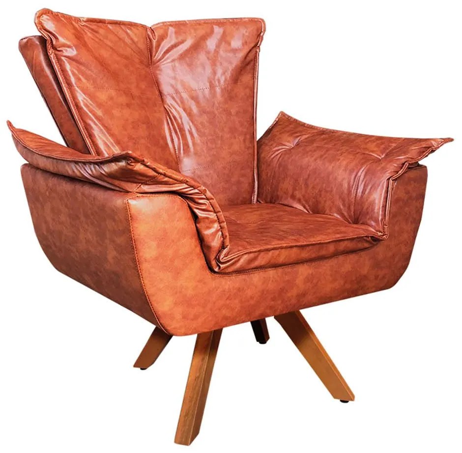 Poltrona Sala de Estar Giratória MM30 Kit 2 Opalla Corano D03 - D'Rossi - Corano  Nozes