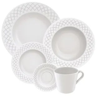 Aparelho de Jantar Tramontina Ingrid em Porcelana 20 Peças