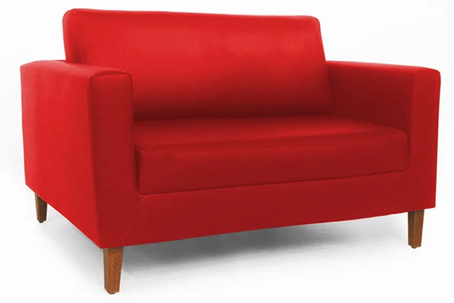 Conjunto Namoradeira + Poltrona Gabriela Courino Vermelho